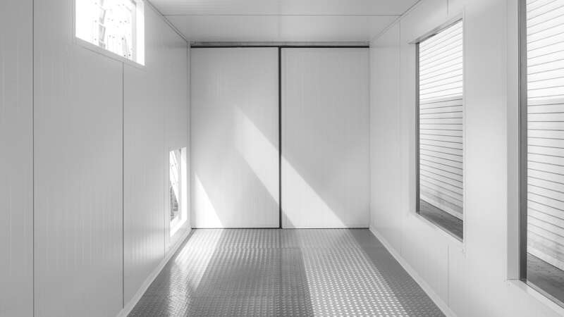 Raumcontainer von innen